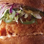 Spicy Chicken And Coleslaw Sandwich